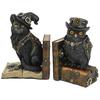 Design Toscano Knowledge Seekers Steampunk Cat and Owl Sculptural Bookends CL74612